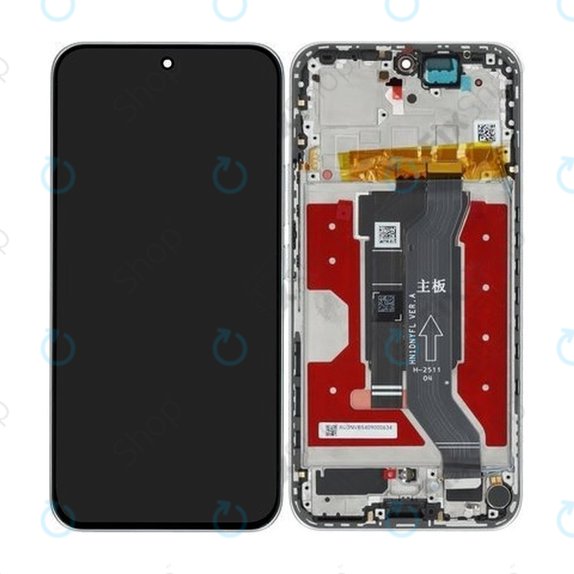 Honor 400 - Écran LCD + Écran tactile + Cadre (Meteor Silver) - 0235APNS Genuine Service Pack