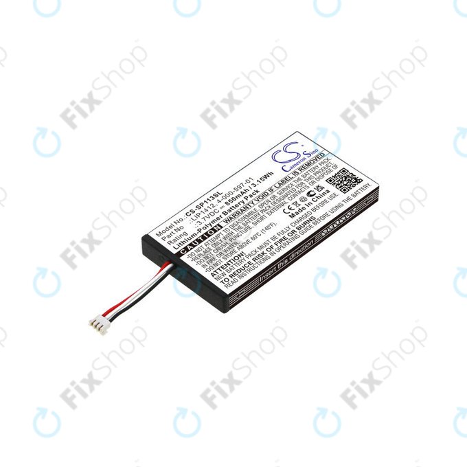 Batterie pour PSP, 850mAh, Li-Pol, 3.7V, LIP1412, HQ