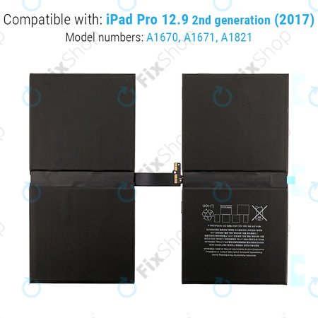 Apple iPad Pro 12.9 (2e génération 2017) - Batterie 10994mAh