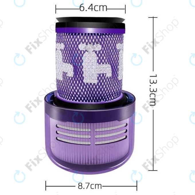 Filtre HEPA, 2 pièces pour Dyson V12