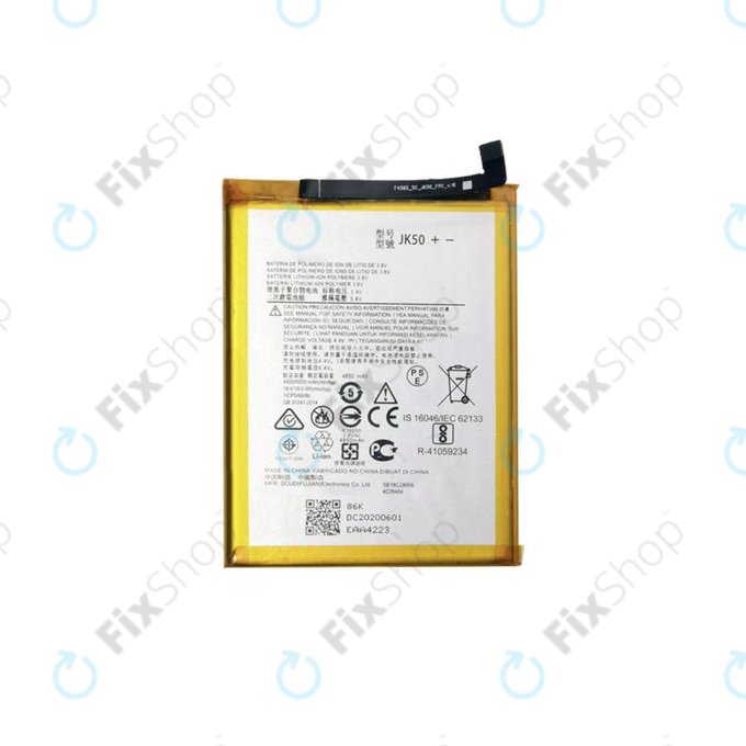 Motorola Moto G7 Power, G8 Power Lite, G9 Play, G10, G20, G30, G50, G51, E7 Plus, E7, E7i Power, E30, E40 - Batterie JK50 5000mAh