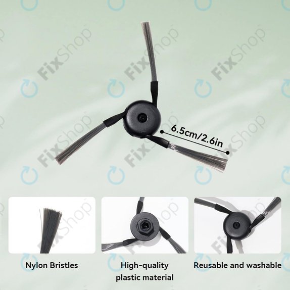Brosse latérale, 2 pièces pour Xiaomi Dreame X50 Ultra, X40 Ultra, L40 Ultra, L40s Pro Ultra, Mova V50 Ultra, P60