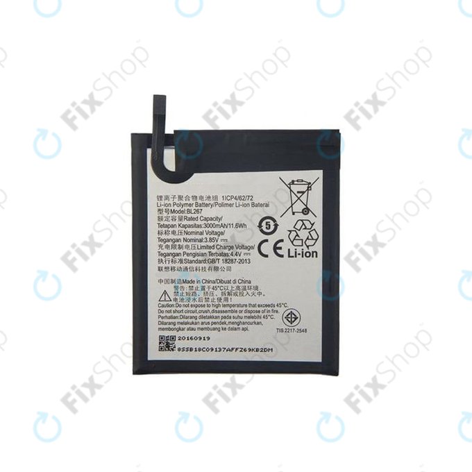 Lenovo K6 K33a48 - Batterie 3000mAh BL267