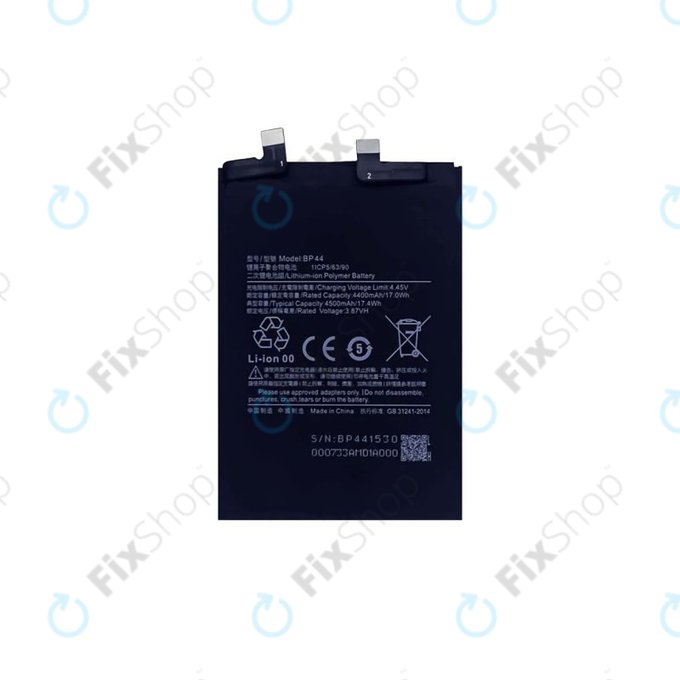 Xiaomi Poco F4 5G 22021211RG, 22021211RI - Batterie BP49 4500mAh