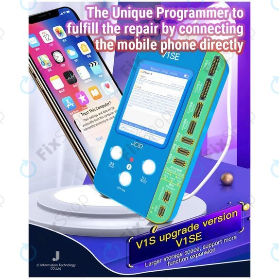 JC V1SE Programmer + Carte LCD (iPhone 7 - 11 Pro Max)