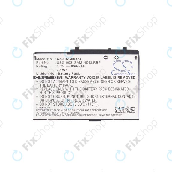 Nintendo DS, DS Lite - Batterie USG-001, USG-003, SAM-NDSLRBP 850mAh HQ