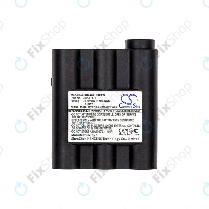 Batterie pour Alan G7, Midland GTX-series, 700mAh, Ni-MH, 6V, BATT5R, HQ