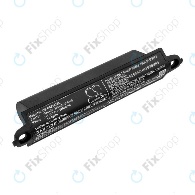 Batterie pour Bose SoundLink 1, 2, 3, 2200mAh, Li-Ion, 11.1V, 330107, HQ