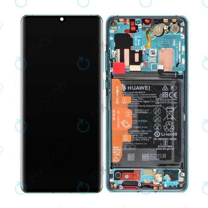 Huawei P30 Pro, P30 Pro 2020 - Ecran LCD + Ecran Tactile + Cadre + Batterie (Aurora) - 02352PGE