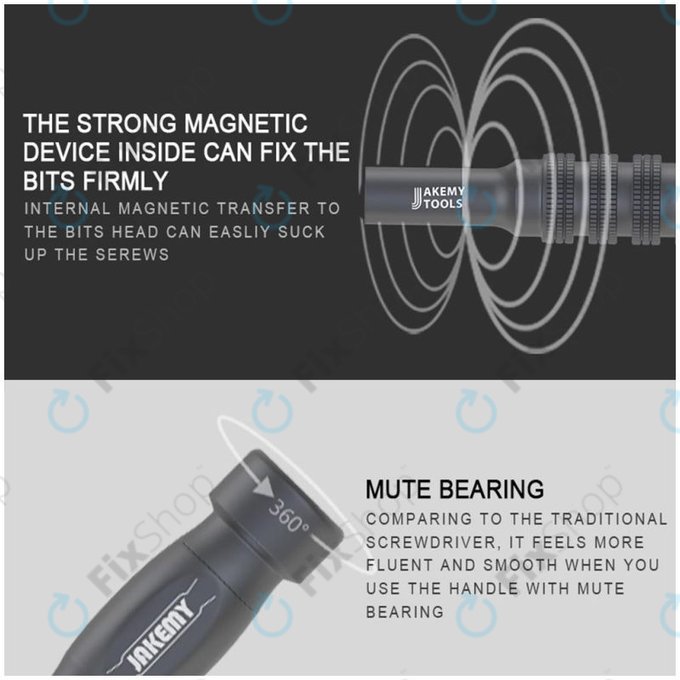 Jakemy JM-8172 - Ensemble d'outils de réparation multifonctionnels professionnels 73 en 1