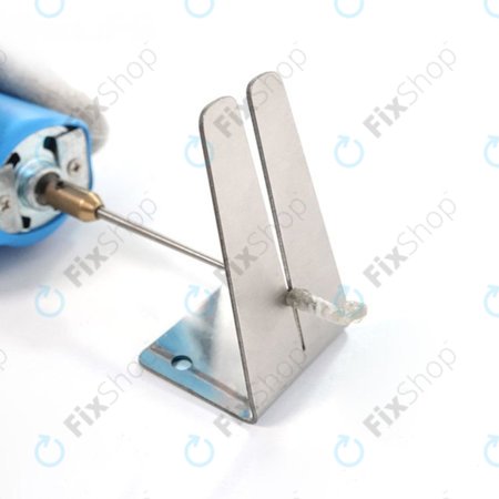 Support pour nettoyer la pointe de l'outil de décollement de colle