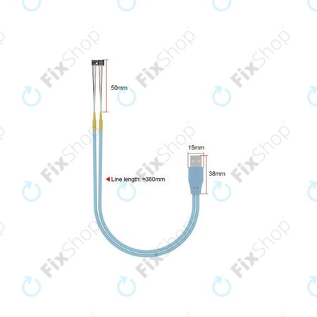 Sunshine SS-908F - Câble d'alimentation pour iPhone (15 - 15 Pro Max)