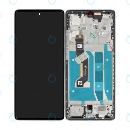 Motorola Moto G85 5G - Écran LCD + Écran tactile + Cadre (Urban Grey) - 5D68C24854 Genuine Service Pack