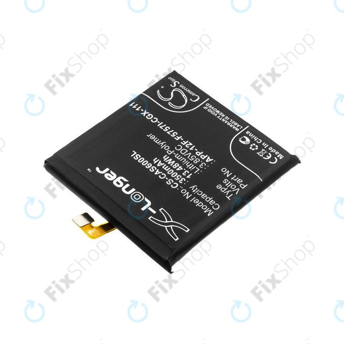Batterie pour Caterpillar CAT S60, 3500mAh, Li-Pol, 3.85 V, APP-12F-F5757I-CGX-111, HQ