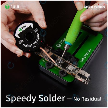 Tresse à dessouder, Solder Vampire, 2UUL DW16, emballage individuel, 10 rouleaux/boîte