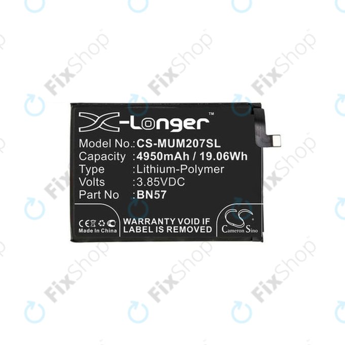 Xiaomi Poco X3 NFC, X3 Pro - Batterie BN57 4950mAh HQ