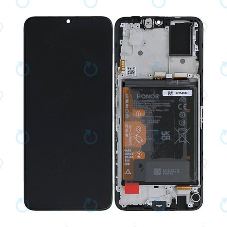Honor X7 CMA-LX2 - Écran LCD + Écran Tactile + Cadre (Noir) - 0235ACBE Genuine Service Pack