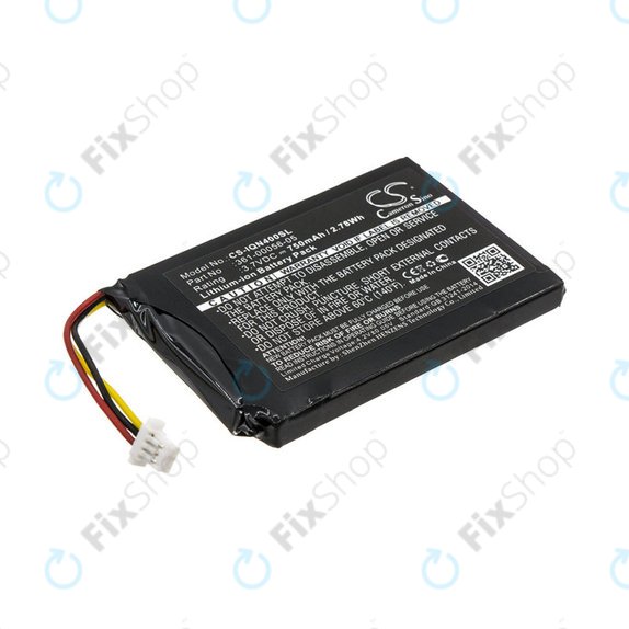 Batterie pour Garmin Nüvi 40, 750mAh, Li-Ion, 3.7V, 361-00056-05, HQ