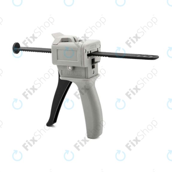 E-Fixit Black-8 - Colle de réparation pour combiné noire + pistolet distributeur