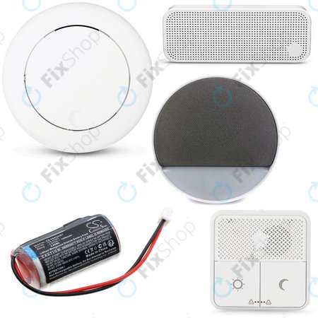 Batterie pour Verisure, 1350mAh, Li-MnO2, 3V, CR-2/3AZ, HQ