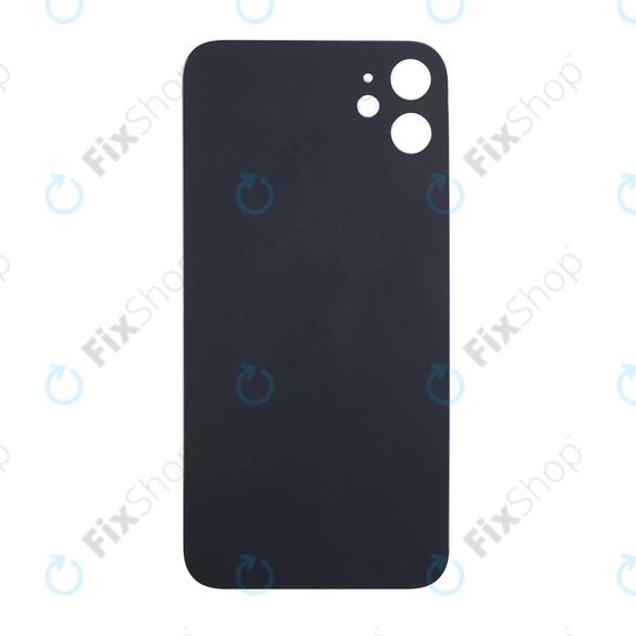 Apple iPhone 11 - Verre du boîtier arrière (Noir)