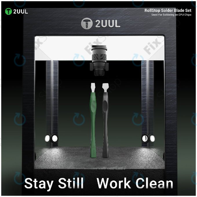 Kit de lames pour nettoyage de puces IC et retrait de colle, 2UUL DA19