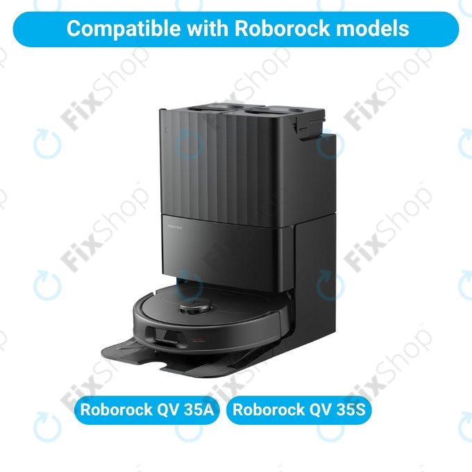 Chiffon de vadrouille, 2 pièces pour Xiaomi Roborock QV 35A, QV 35S