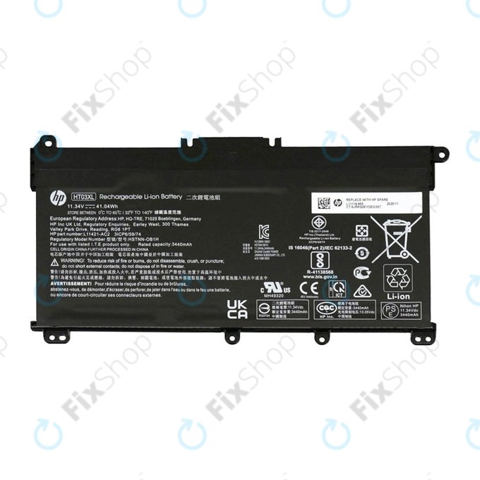 HP 15-da0032nc - Batterie Li-Ion 11.4V 3440mAh - 77052359 Genuine Service Pack