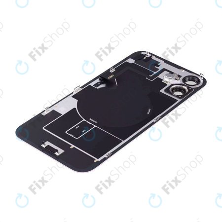 Apple iPhone 16 - Verre de la coque arriere + Verre de caméra + Plaque en métal + Aimants MagSafe (Pink)