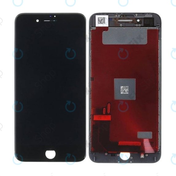 Écran In-Cell pour iPhone 8 Plus, Black, Tactile avec cadre, FixPremium