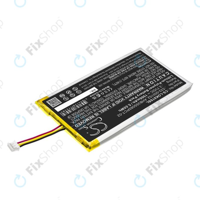 Batterie pour Logitech G913, G913 TKL, G915, G915TKL, 1500mAh, Li-Pol, 3.7V, 533-000152, HQ