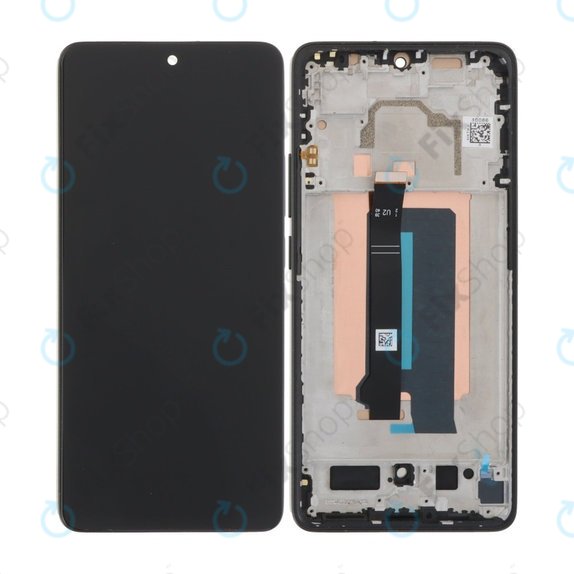 Xiaomi Poco X6 Pro - Écran LCD + Écran tactile + Cadre (Noir Phantom) TFT