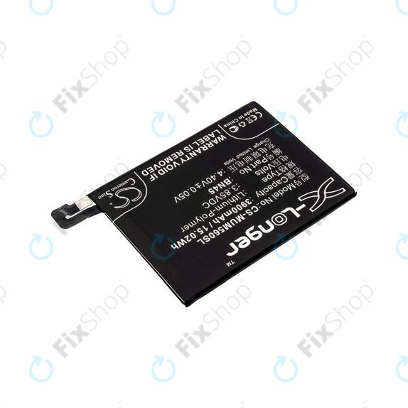 Batterie pour Xiaomi Redmi Note 5, Redmi Note 5 Pro, 3900mAh, Li-Pol, 3.85 V, BN45, HQ