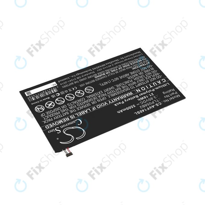 Batterie pour Vodafone Tab Prime 7, 5500mAh, Li-Pol, 3.85V, TLP058B2, HQ