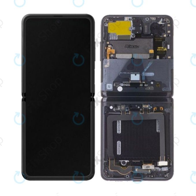 Samsung Galaxy Z Flip F700N - Écran LCD + Écran tactile + Cadre (Édition Thom Browne) - GH82-22215C Genuine Service Pack