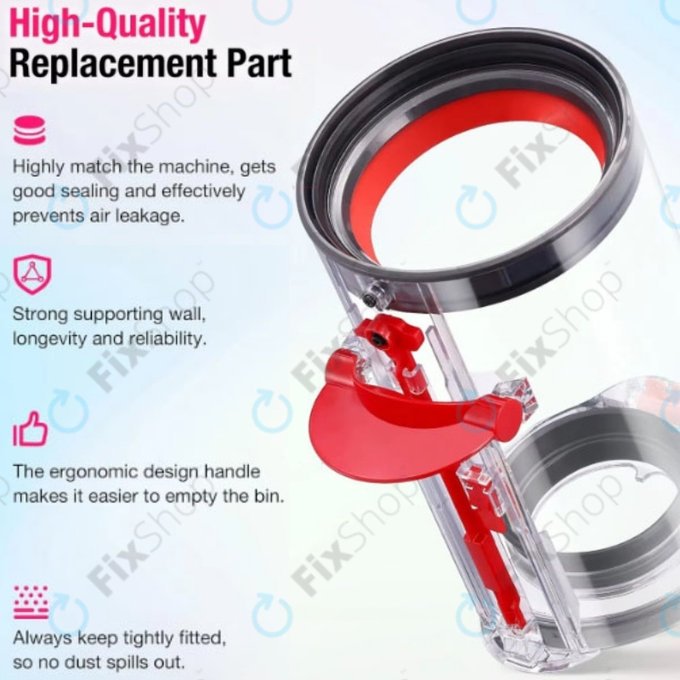 Bac à poussière pour Dyson V10 SV12