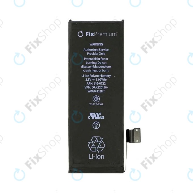 Apple iPhone 5S - Batterie 1560mAh FixPremium
