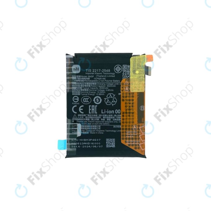 Xiaomi Mix Flip 2405CPX3DC - Batterie BM3P 3595mAh - 1330102000132B Genuine Service Pack
