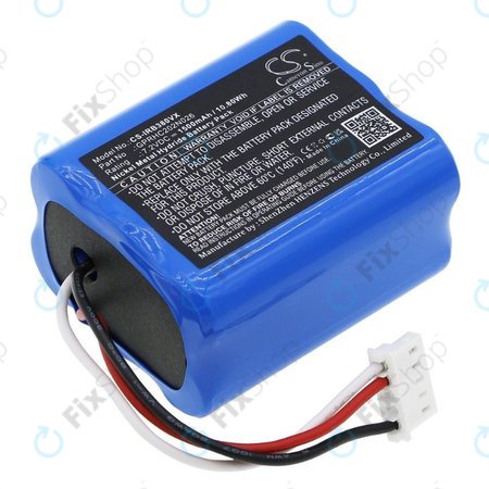 iRobot Braava 2000, 300, 380, 380T, 381, 390, Mint 5200, Mint Plus 5200, Proscenic JOJO Professional - Batterie GPRHC202N026, 4409709, W206001001399 1500mAh HQ