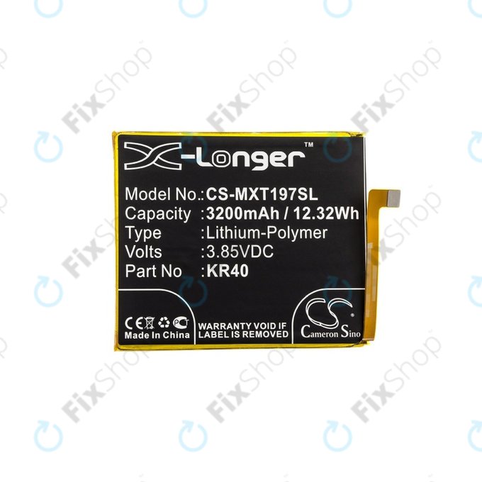 Motorola One Vision - Batterie KR40 3200mAh HQ