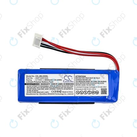 JBL Charge 3 (2016) - Batterie Li-Pol 6000mAh HQ