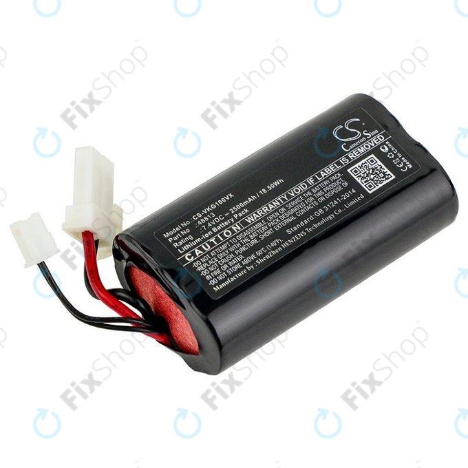 Vorwerk Kobold VG100 - Batterie 48813 Li-Ion 7.4V 2500mAh HQ