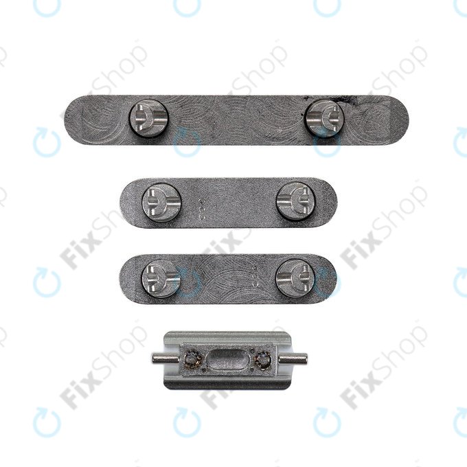 Apple iPhone XS Max - Ensemble de boutons latéraux - Alimentation + Volume + Muet (Gris sidéral)