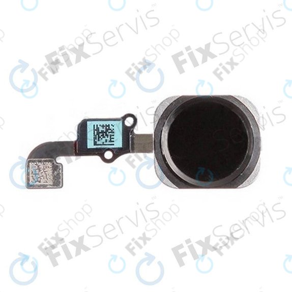 Apple iPhone 6, 6 Plus - Bouton Home + Câble Flex (Argent)