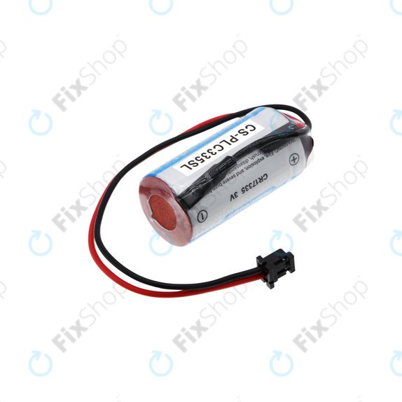 Batterie pour Mitsubishi CR17335SE-R, Sanyo GT15-BAT, 1800mAh, Li-MnO2, 3V, Q6BAT, HQ