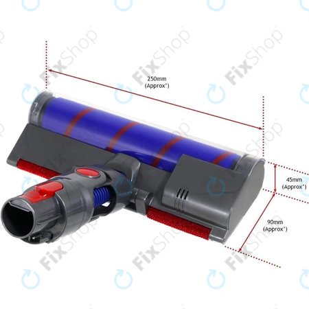 Dyson V-series, Outsize - Tete de sol avec lumiere verte LED