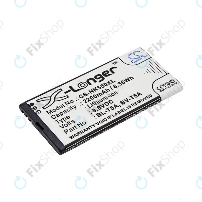 Batterie pour Nokia Lumia 730, 2200mAh, Li-Ion, 3.8V, BL-T5A, HQ