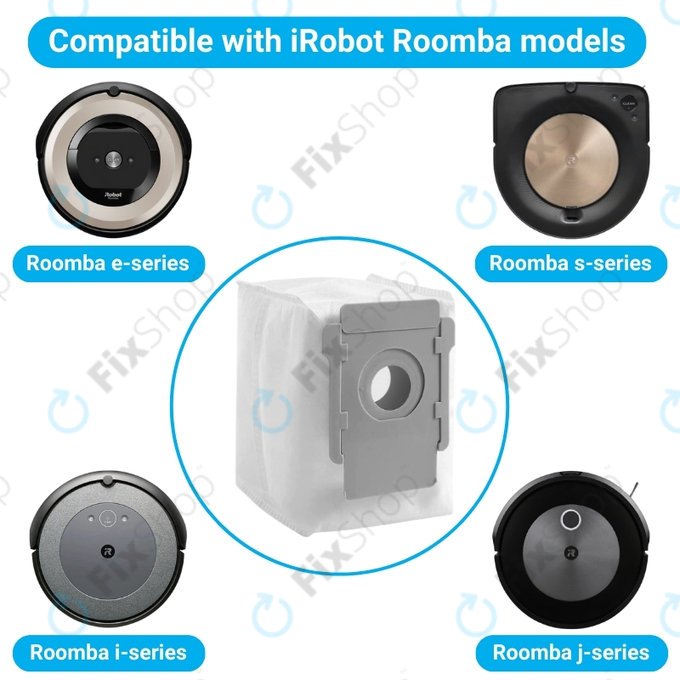 iRobot Roomba e-series, i-series, j-series, s-series - Sac a poussiere (3 pieces)
