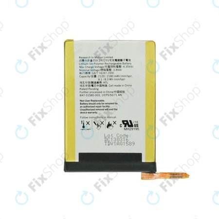 Blackberry Q5 - Batterie BAT-51585-003 2180mAh
