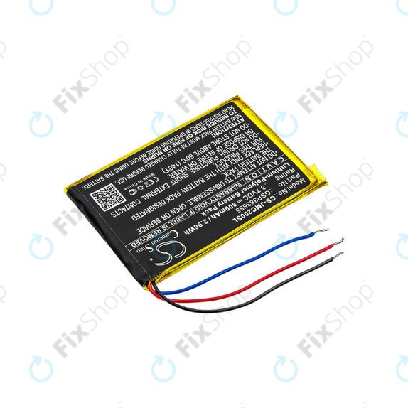 Batterie pour JBL Clip 2, 800mAh, Li-Pol, 3.7V, GSP383555, HQ